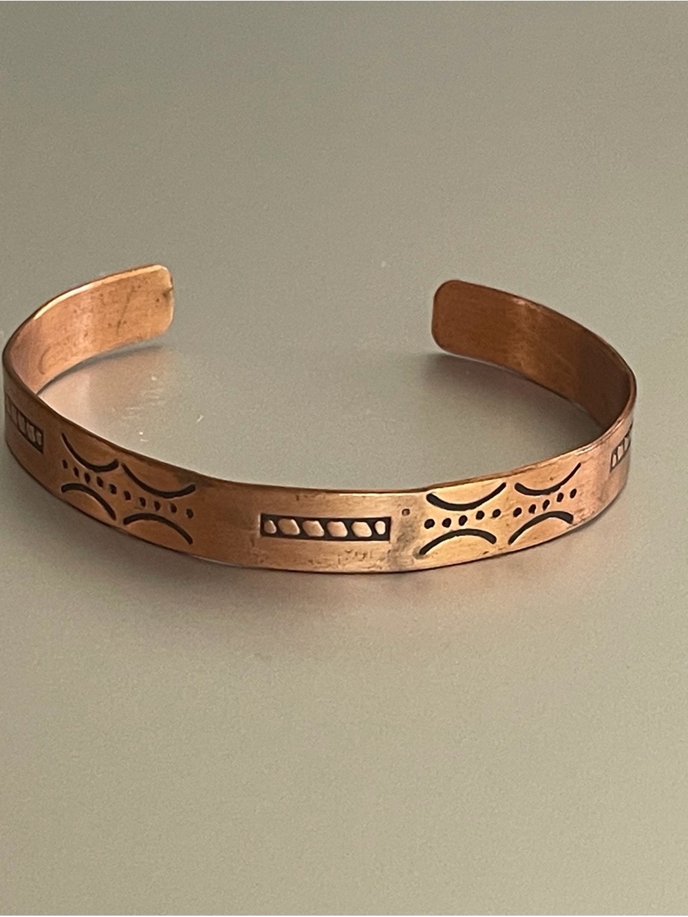 Vintage Copper Cuff Bracelet.